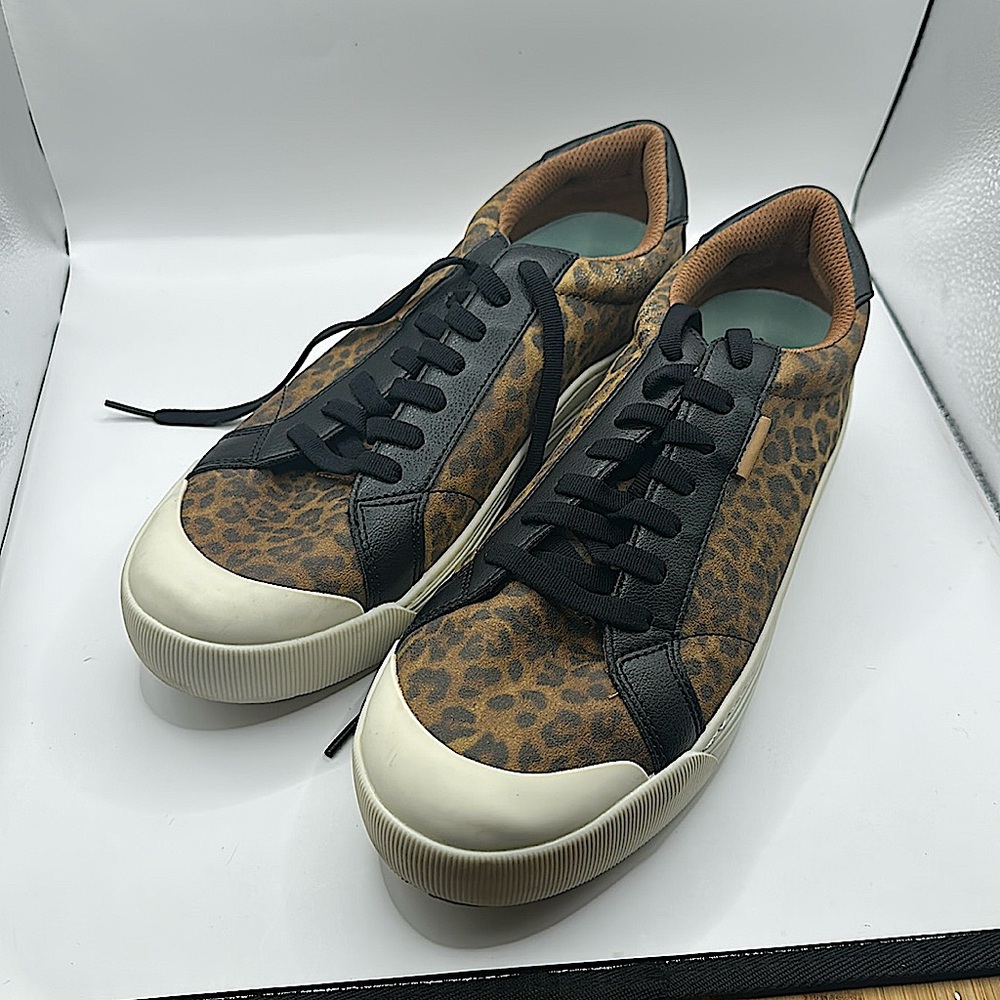 Leopard Dr Scholls Time Off Sneakers